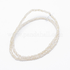 Electroplate Glass Beads Strands&nbsp;EGLA-J144-HR-C05