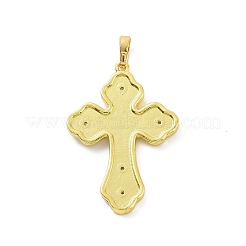 Eco-friendly Rack Plating Brass Micro Pave Cubic Zirconia Pendants&nbsp;KK-F843-20