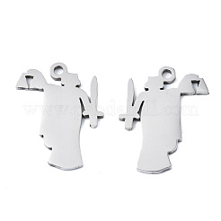 Non-Tarnish 201 Stainless Steel Pendants&nbsp;STAS-T044-253P