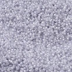 MIYUKIデリカビーズ  シリンダー  日本製シードビーズ  11/0  （db0080)薄紫の裏地  1.3x1.6mm  穴：0.8mm  約2000PCS /ボトル  10 G /ボトル&nbsp;SEED-JP0008-DB0080