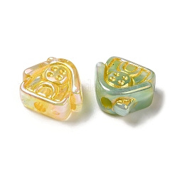 Plating Opaque Acrylic Beads&nbsp;MACR-D025-17