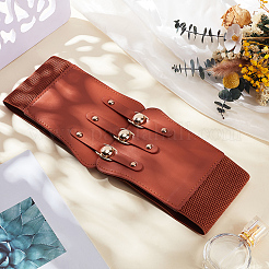 1Pc Imitation Leather Elastic Waist Belts for Women&nbsp;AJEW-CL0002-92A