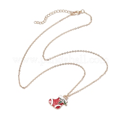 5Pcs 5 Styles Iron Cable Chains Necklaces&nbsp;NJEW-JN04830