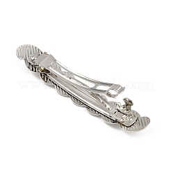 Twist Alloy with Iron Clip Hair Barrettes&nbsp;LS-PHAR-G014-04P