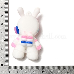 Rabbit Spaceman PVC Plastic Cartoon Big Pendants&nbsp;PVC-G005-01A