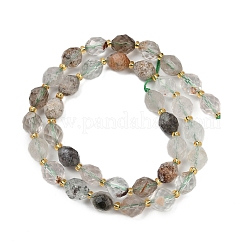Natural Green Lodolite Quartz  Beads Strands&nbsp;G-N342-149A