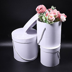 3Pcs 3 Sizes Column Cardboard Paper Bouquet Packing Boxes&nbsp;CON-BC0007-77B