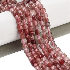 Natural Red Quartz Beads Strands&nbsp;G-H042-A48-02