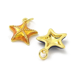 Brass Enamel Pendants&nbsp;KK-U044-14G
