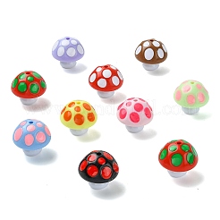 40Pcs 2 Styles Opaque Acrylic Beads&nbsp;MACR-CJ0002-49
