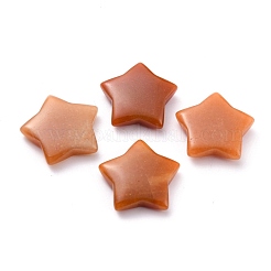 天然＆合成混合天然石ビーズ  穴がない  スター  31x30.5x8~8.5mm&nbsp;G-O196-11B