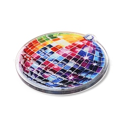 Printed Transparent Acrylic Pendants&nbsp;OACR-S045-03D