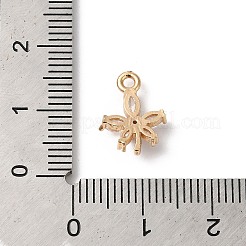 Brass and Glass Pendants&nbsp;KK-C062-097G