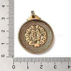 Brass with Cubic Zirconia Pendants&nbsp;KK-Z033-11AS