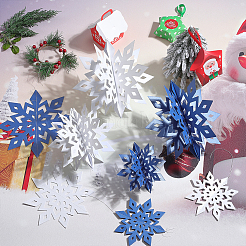 2袋2色クリスマステーマプラスチックデコレーション  パーティー用品  ソンフレーク  ミックスカラー  146~250x146~250x0.5~1mm  1bag /カラー&nbsp;DIY-SC0026-68