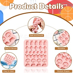 2Pcs Basketball Themed Silicone Fondant Molds&nbsp;ST-CJ0043-024