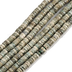 Natural Green Grass Agate Beads Strands&nbsp;G-S396-02A-01