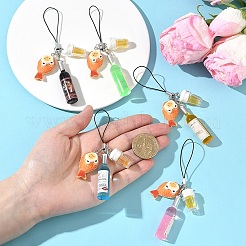 5Pcs Resin Mobile Straps&nbsp;HJEW-YW00291