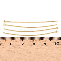 Shegrace 20g 真鍮製ボールヘッドピン  カドミウムフリー＆ニッケルフリー＆鉛フリー  18KGP本金メッキ  52x2x0.7mm  21ゲージ&nbsp;XGRPCP965-274G