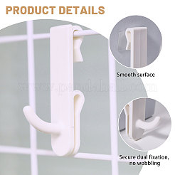 Plastic Mesh Sheet Hook&nbsp;FIND-WH0149-32C-01