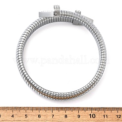 304 Stainless Steel Stretch Bracelets for Women&nbsp;BJEW-A031-03P