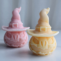 Pumpkin Head Hat Aromatherapy Candle Silicone Mold&nbsp;PW-WG18A49-01