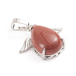 Synthetic Goldstone Pendants&nbsp;G-I275-02B