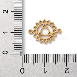304 Stainless Steel Hollow Chakra Links&nbsp;LS-STAS-S149-05G