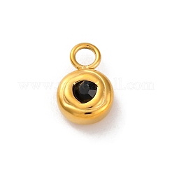 304 Stainless Steel Rhinestone Pendants&nbsp;STAS-M110-31G