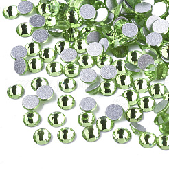 Glass Flat Back Rhinestone Cabochons&nbsp;RGLA-S002-16SS-08