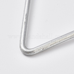 アイアン製フレームコネクター  スター  羽作りのDIY織ネット/ウェブ用  プラチナ  195x200x2.7mm&nbsp;IFIN-WH0051-45D