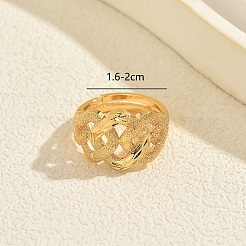 女性用真鍮カフオープンリング  18KGP本金メッキ  葉  16mm〜20mm&nbsp;MB5313-5