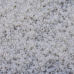 MIYUKIラウンドロカイユビーズ  日本製シードビーズ  11/0  (rr512) オパールセイロン  11/0  2x1.3mm  穴：0.8mm  約1111個/10g&nbsp;X-SEED-G007-RR0512