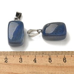 Natural Blue Aventurine(Dyed & Heated) Pendants&nbsp;G-Z067-03P-06