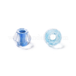 100Pcs Transparent Inside Colours Glass Beads&nbsp;GLAA-P061-01F
