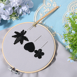 フランスの刺繍かぎ針編み道具  木製タンブールフックを含む  鉄糸通し  刺繍パンチ針織りツール  バリーウッド&nbsp;TOOL-GF0003-41