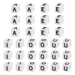 50Pcs 5 Styles Glazed Porcelain Beads&nbsp;PORC-TA0001-35