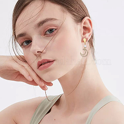32Pcs 2 Colors 201 Stainless Steel Stud Earring Findings&nbsp;STAS-BBC0008-91