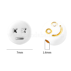 Opaque White Acrylic Beads&nbsp;MACR-YW0001-21B