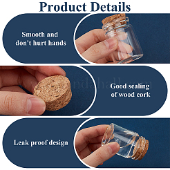Glass Cork Bottles Ornament&nbsp;DIY-WH0430-987B