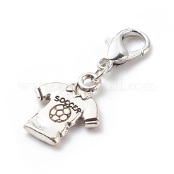 Tibetan Style Alloy Sports Theme Pendant Decorations&nbsp;HJEW-JM00747