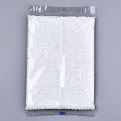 TOHO差し玉ビーズ  日本製シードビーズ  丸い穴  （半透明のセイロンスノーフレーク141)個  3.5x3x2.5mm  穴：0.8mm  約450 G /袋&nbsp;SEED-TM03-141