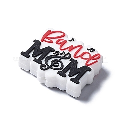 Mother's Day Silicone Beads&nbsp;SIL-Q001-02E