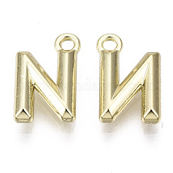 合金ペンダント  カドミウムフリー＆ニッケルフリー＆鉛フリー  文字L  文字.n  n：13x8x3mm  穴：1.5mm&nbsp;PALLOY-S125-050N-NR
