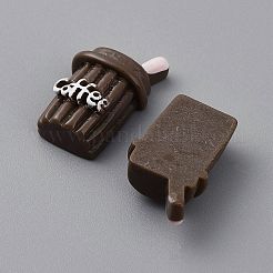 Opaque Cartoon Resin Drink Cabochons&nbsp;RESI-CJC0020-23