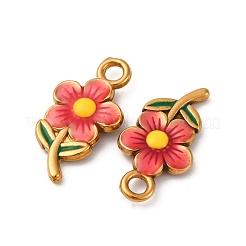 304 Stainless Steel Enamel Pendants&nbsp;STAS-Q363-10A-G