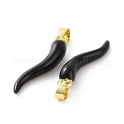 Rack Plating Brass Enamel Charms&nbsp;KK-C008-19G-01