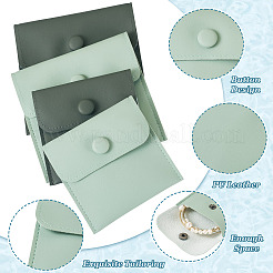 4Pcs 4 Styles PU Imitation Leather Jewelry Storage Bags&nbsp;ABAG-TA0001-64