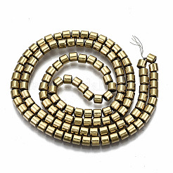 Electroplate Non-magnetic Synthetic Hematite Beads Strands&nbsp;G-T114-61-LG