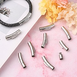 変色しにくい304ステンレススチール製バヨネット留め具  コラム  ステンレス鋼色  28~28.7x7x8mm  穴：5mm&nbsp;STAS-I013-5mm